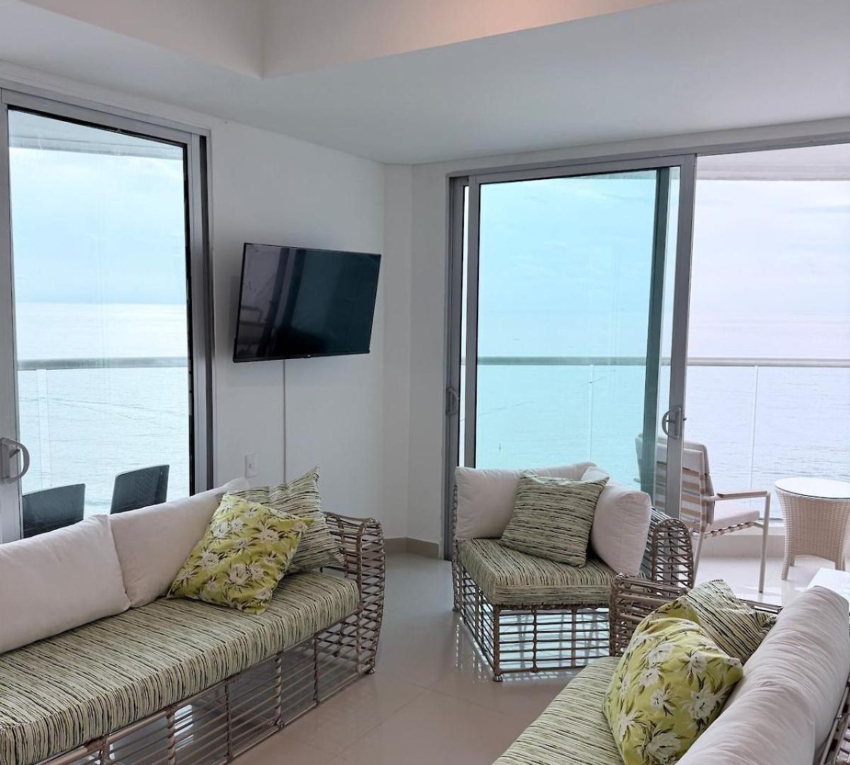Apartamento Cómodo Y Muy Bien Ubicado Frente Al Mar Cartagena